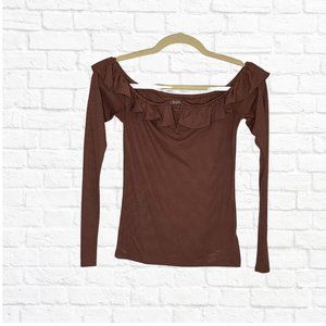 Off the shoulder pink top